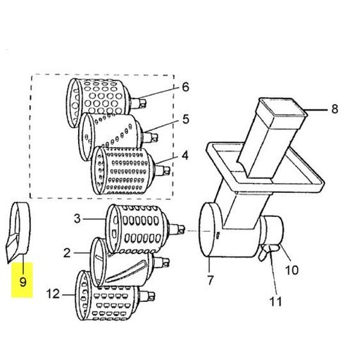ANNEAU D ARRET RAPE POUR PETIT ELECTROMENAGER ELECTROLUX - 95502719