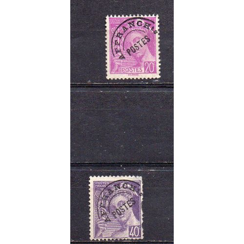 France- 1 Timbre Type Mercure- "Affranchissements Postes" Faciale 20f- Violet