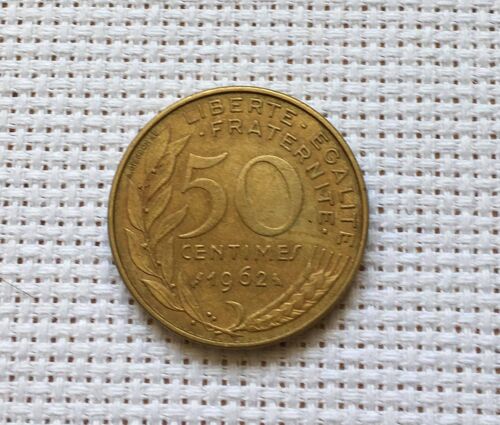 Pièce De 50 Centimes De Franc De 1962