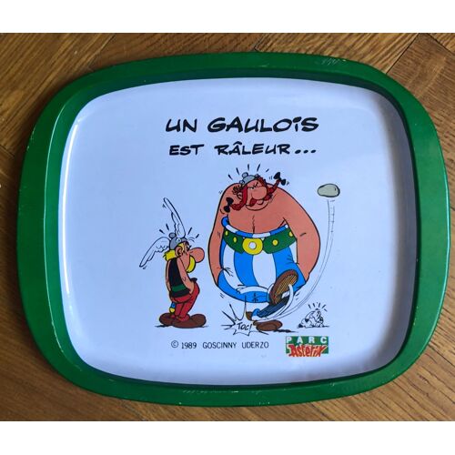 Plateau Astérix Et Obélix Un Gaulois Est Râleur , Parc Astérix, Uderzo, Goscinny, Bd, Bande Dessinée