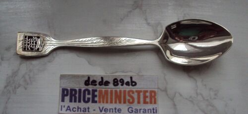 Petite Cuillère De Collection : Ecusson De Thiers - En Argent Poinçonnée.