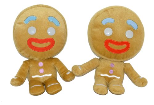 Doudou Peluche Pain D'epice Petit Biscuit Shrek Ti Biscuit Lot De Deux