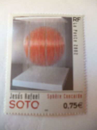 Timbre "Jésus Rafael Soto :Sphère Concorde".