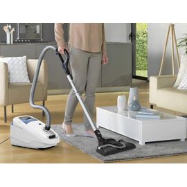 Aspirateur Avec Sac Silence Force De 4,5l 450w Blanc Bleu