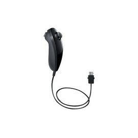 Nintendo Wii Nunchuk Controller - Nunchuk - 2 Boutons - Filaire - Noir - Pour Nintendo Wii, Nintendo Wii U
