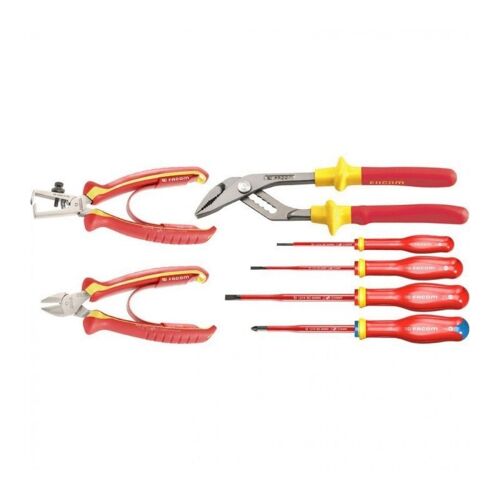Pack de 3 pinces + 4 tournevis isolés 1000V FACOM