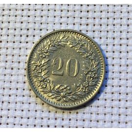 20 Centimes Suisses 1969