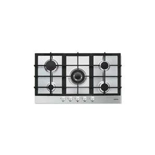 Airlux AT955HIX - Table de cuisson au gaz - 5 plaques de cuisson - Niche - largeur : 83 cm - profondeur : 48 cm - acier inoxydable