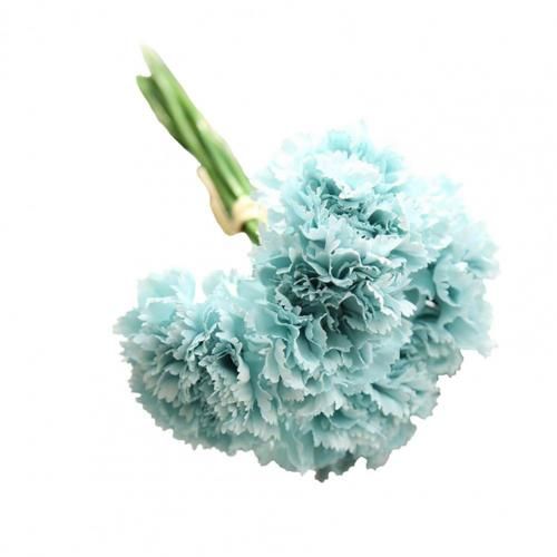 1 Bouquet de fausses fleurs en soie, Simulation d'?illet charmant, fausses fleurs portables, accessoires de mariage, décoration de maison