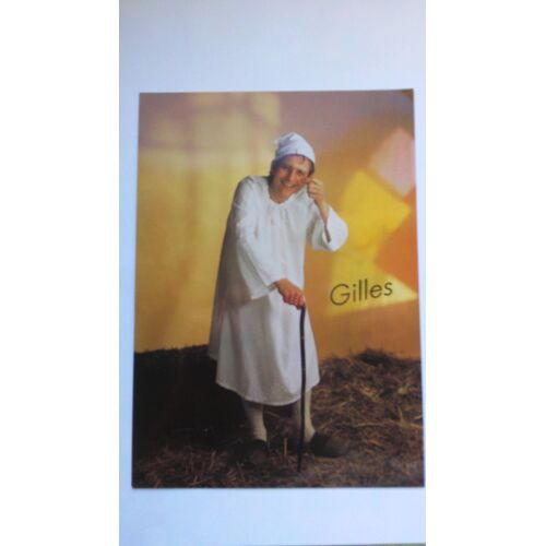 Gilles Berger Carte De L'artiste Dédicace Signé 1996 21x15cms Artiste Du Jura 39 Meussia
