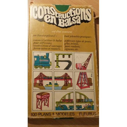 Constructions En Balsa N°9. 100 Plans Et Modèles-100 Plans Et Modèles