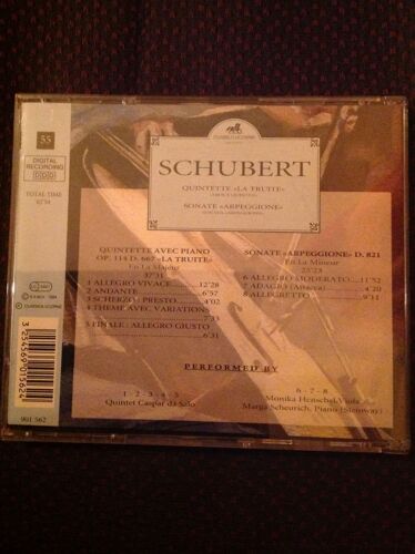 Quintette"La Truite"/Sonate"Arpeggione"