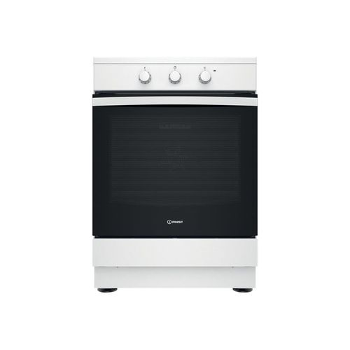 Indesit IS67IQ5PCW - Cuisinière - pose libre - avec système auto-nettoyant