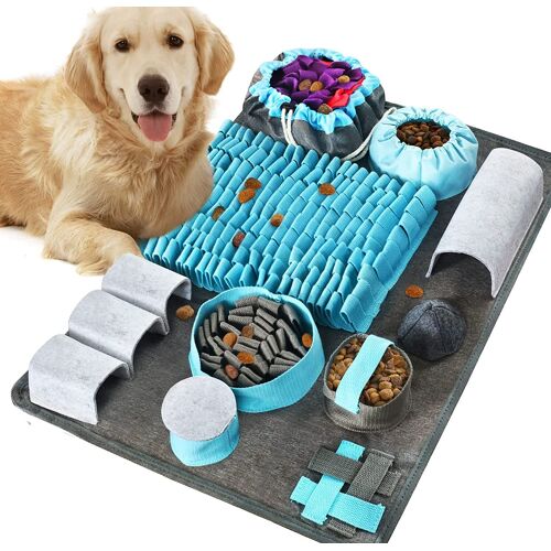 Tapis Reniflant Pour Chien,Animaux Jeu Tapis Jouet Snuffle Pour Chiens Couverture De Formation De Congestion Nasale Pour Chien Tapis
