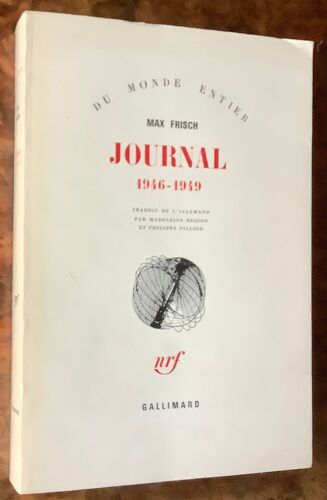 Max Fritsch : Journal 1946-1949
