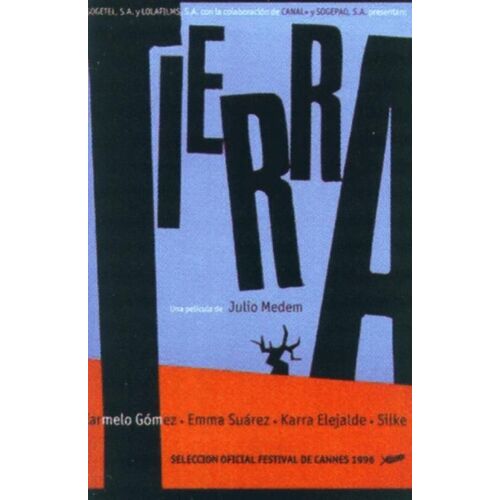Tierra De Julio Medem Avec Emma Suárez, Carmelo Gomez  - Affichette Originale De Cinéma 40 X 60 Cm