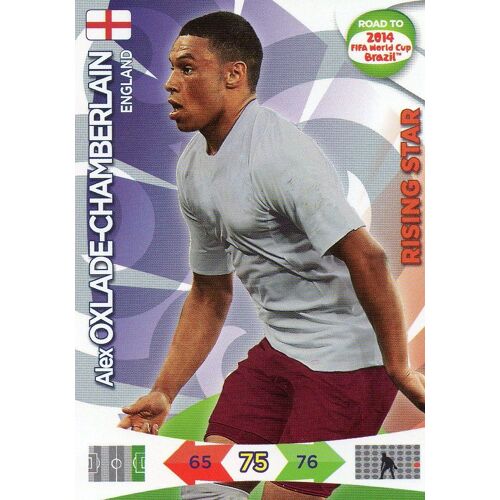 Carte Panini Foot Adrenalyn Fifa World Cup Brazil 2014 Alex Oxlade Chamberlain