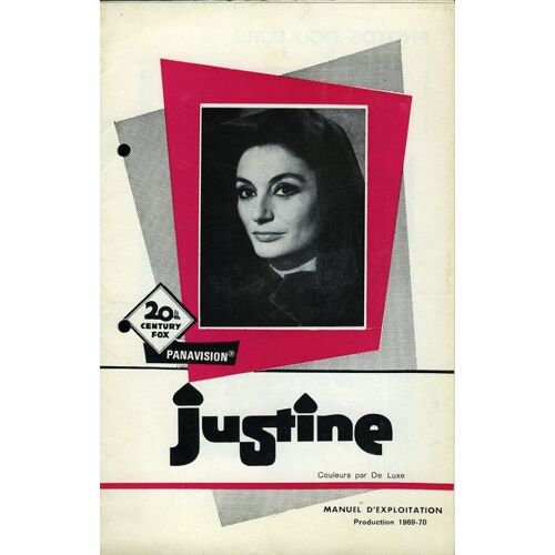 Justine, Synopsis Dépliant, Réalisé Par George Cukor, Avec Anouk Aimée, Dirk Bogarde, Michael York