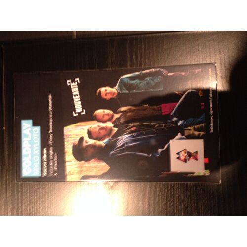 Coldplay Mylo Xyloto Plv Fnac Borne D'ecoute 12cm * 15 Cm