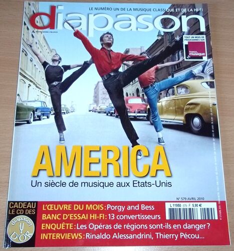 Diapason 579 America Un Siècle De Musique Aux États Unis Porgy And Bess Rinaldo Alessandrini Thierry