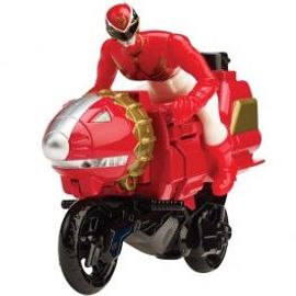 Power Rangers Moto Megaforce Rouge
