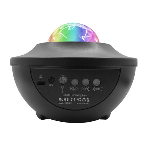 Starry Sky Projection Light Bluetooth-Compatible Romantic Led Voice-Activated Ocean Wave Atmosphere Light For Children