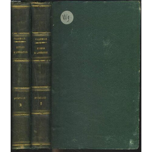Cours De Litterature Francaise. Tableau De La Litterature Du Moyen Age. Tome I + Tome Ii.