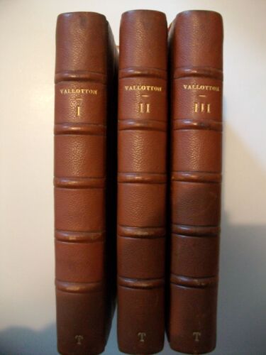 Lot 3 Ouvrages De Benjamin Vallonton De 1929-1931