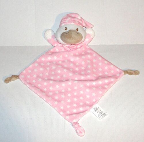 Doudou Canard Oie Model Rose Étoilés Tom Et Kiddy Bisous D'ange Tomkids