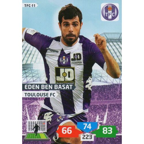 Carte Panini Foot Adrenalyn 2013 / 2014 Tfc-11 Eden Ben Basat Toulouse