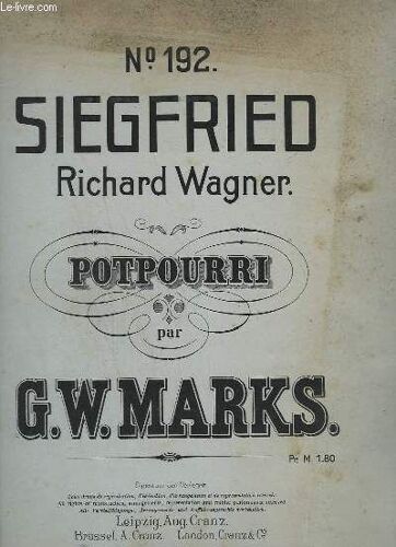 Siegfried Richard Wagner - Potpourri - N°192.