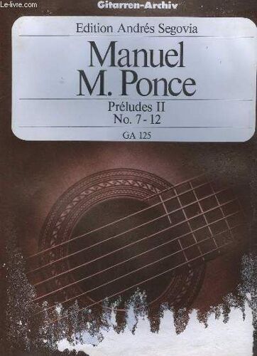 Preludes 2 - N°7 - 12 - Ga 125.