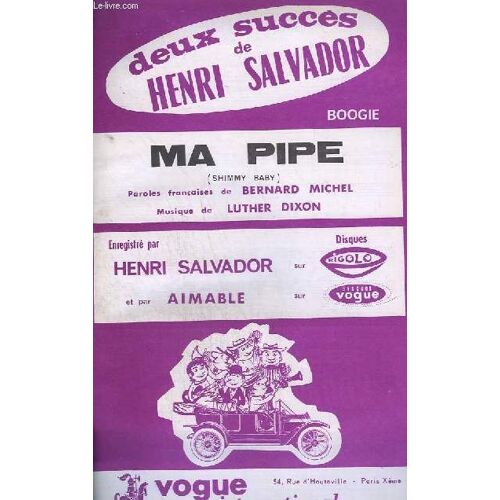 Ma Pipe + Le Pingouin - Contrebasse / Guitare + Piano + Accordeon / Violon / Chant + 1° Trompette Sib + 2° Trompette Sib + 1° Saxo Alto Mib / Clarinette Sib + 2° Saxo Tenor Sib + 3° Saxo ...