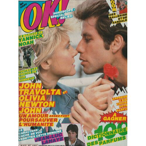 Claude Francois 1p/ Yannick Noah 1p/ Johnny Hallyday 1p/ Jean Luc Lahaye 2p/ Olivia Newton John & Travolta 2p/ Charles Bronson 1p/ Articles Photos Mick Jagger , Catherine Lara 427