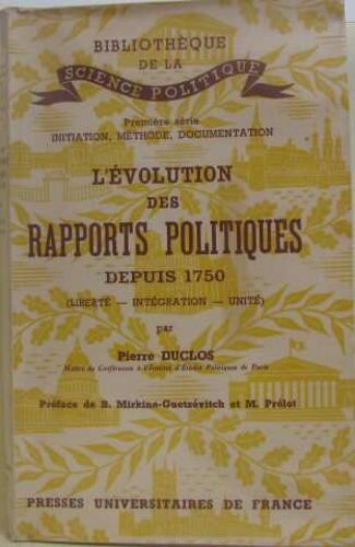 L'évolution Des Rapports Politiques