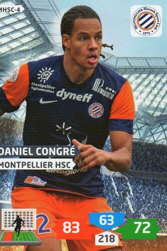Carte Panini Foot Adrenalyn 2013 / 2014 Mhsc-4 Daniel Congre Montpellier