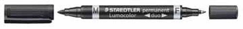 Staedtler Marqueur Permanent  Lumocolor Duo Noir