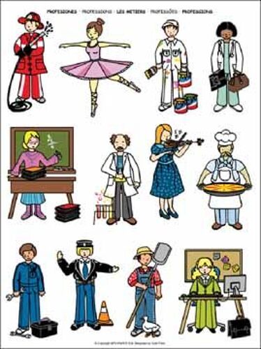 Apli Autocollants À Thème Professions, 36 Étiquettes 1 Unité(S)