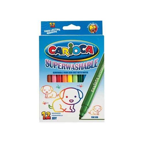 Carioca Feutre Joy Superwashable 12 Feutres (En Étui Cartonné) 1 Unité(S)