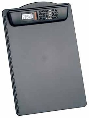 MAUL Porte-bloc avec calculatrice, format A4,plastique, noir