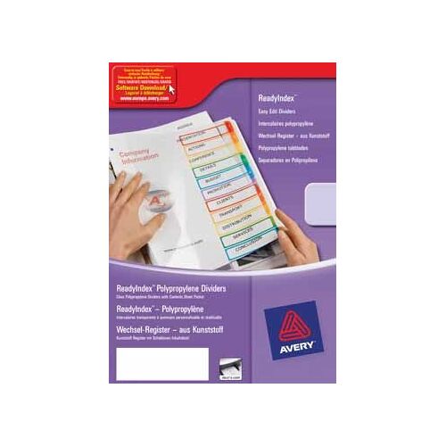 Avery Ready Index Intercalaires 6 Onglets 1 Unité(S)