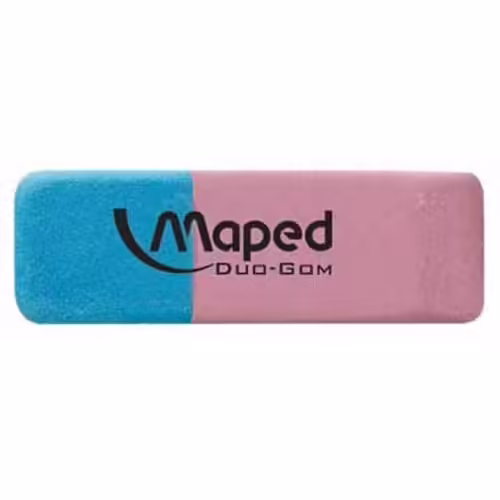 Maped Gomme Duo-Gom Format Large, Blister De 1 Pièce 30 Unité(S)