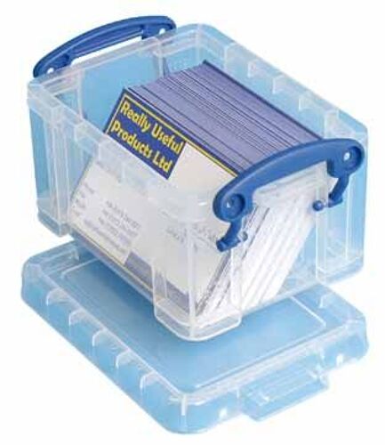 Really Useful Boxes Porte-Cartes De Visite 0,3 L; Transparent 1 Unité(S)