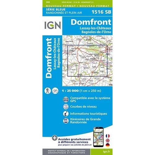 Domfront Lassay 1 : 25 000