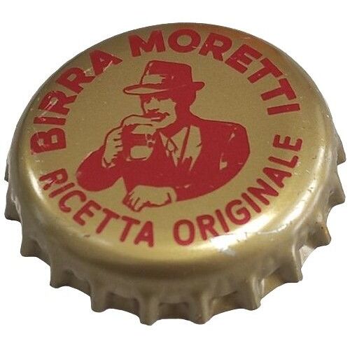 Italie Capsule Bière Beer Crown Cap Birra Moretti Ricetta Originale Su
