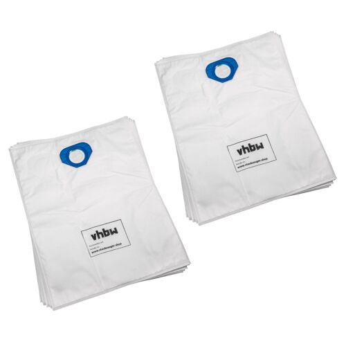 vhbw 10x sacs compatible avec BVC C 600, Compact 600, Junior, Junior Super, S 500, S 600, S 700, S 800 aspirateur - microfibre, 63cm x 49cm
