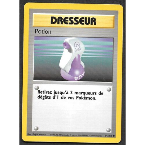 Carte Pokémon - Dresseur Potion 94/102 - Set De Base Wizards (Vf)