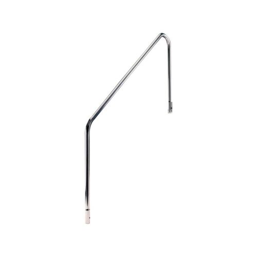 Lot de 2 sorties de bain pour piscine - L.122 cm - Inox - A sceller