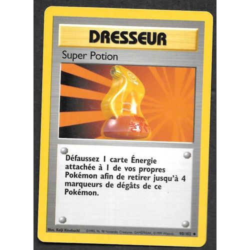 Carte Pokémon - Dresseur Super Potion 90/102 - Set De Base Wizards (Vf)