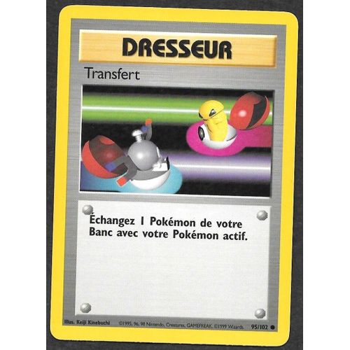 Carte Pokémon - Dresseur Transfert 95/102 - Set De Base Wizards (Fr)